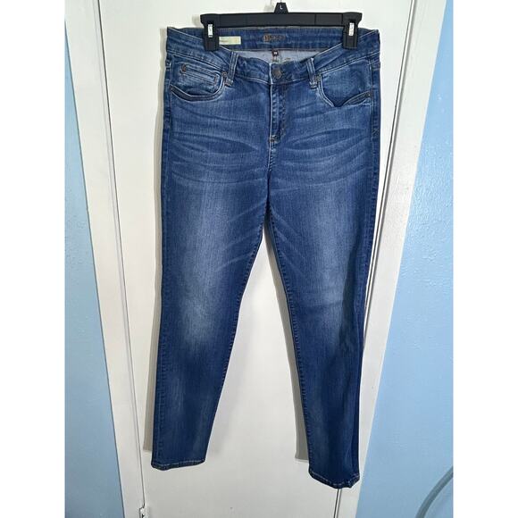Kut From the Kloth Jeans Size 10 Diana Mid Rise Skinny Jeans Preppy Office - Picture 1 of 10